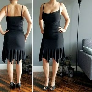 Black stretch fit dress